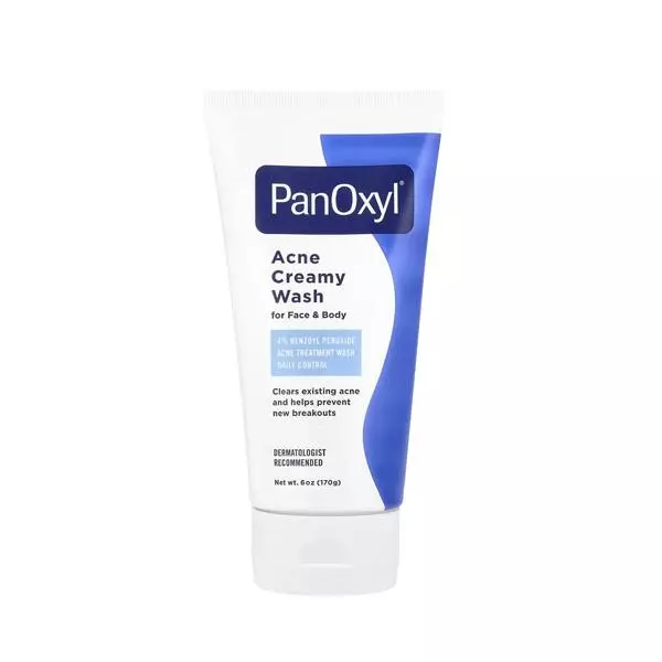 PanOxyl Acne Creamy Wash Benzoyl Peroxide 4% Daily Control 170g image 2