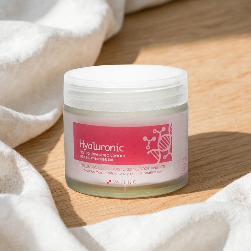 3W Clinic Hyaluronic Nature Time Sleep Cream 70g image 3