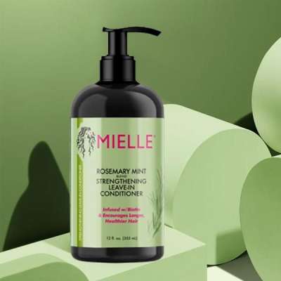 Mielle Rosemary Mint Strengthening Leave-In Conditioner 355mL image 2