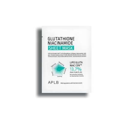 APLB Glutathione Niacinamide Sheet Mask 25ml