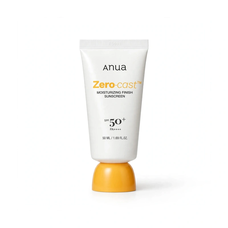 Anua Zero-Cast Moisturizing Finish Sunscreen SPF 50+ PA++++ 50ml